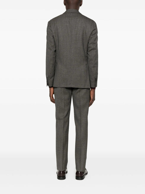 LARDINI HERRIGBONE SUIT