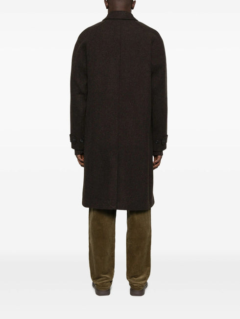 LES DEUX MICHAEL SOLID WOOL COAT