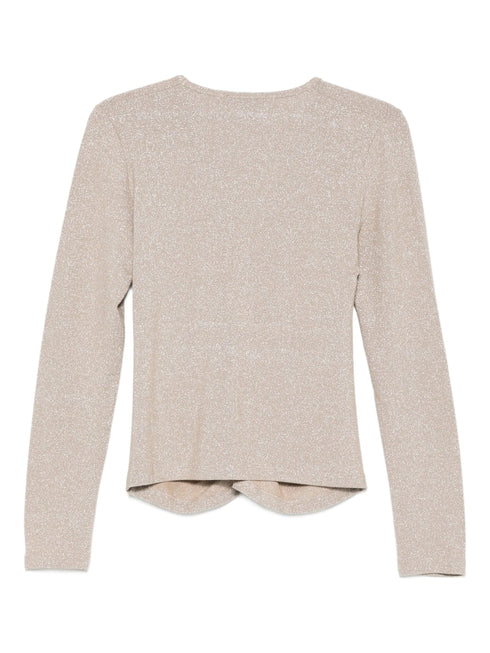 SEVENTY GATHERED LUREX TOP