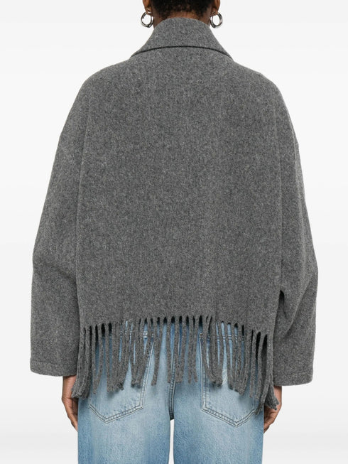 ULI SCHNEIDER FRINGED WOOL JACKET
