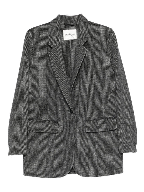 OTTODAME HERRINGBONE BLAZER