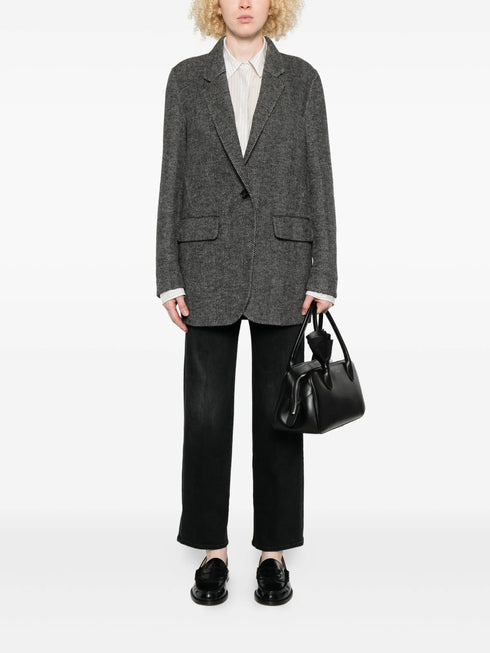 OTTODAME HERRINGBONE BLAZER