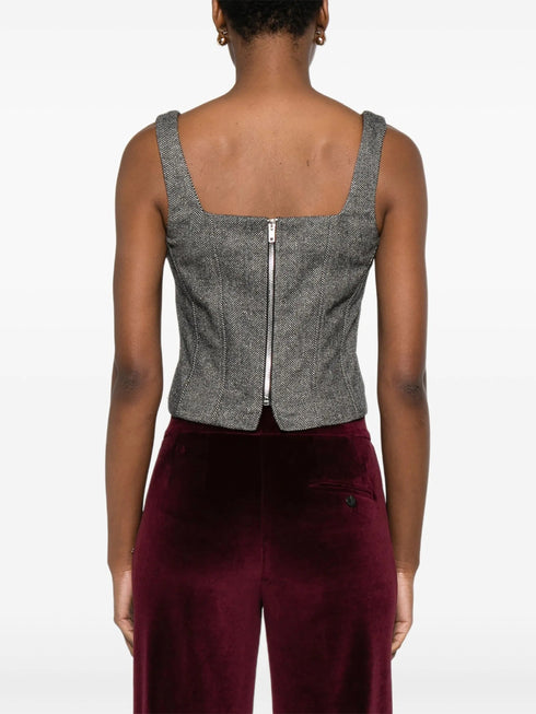 OTTODAME HERRINGBONE TOP