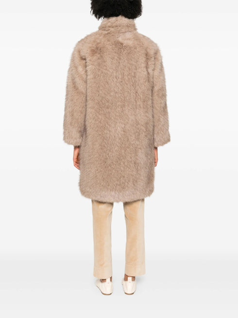 ROSSO 35 FAUX FUR COAT