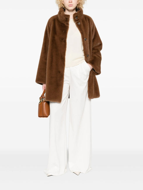 ROSSO 35 FAUX FUR COAT