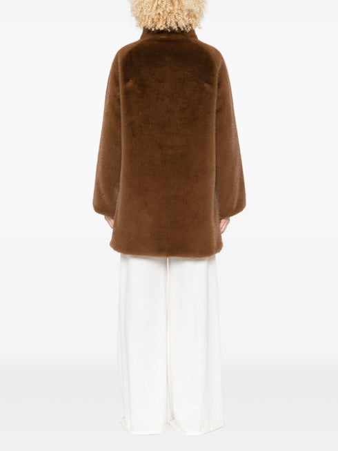 ROSSO 35 FAUX FUR COAT