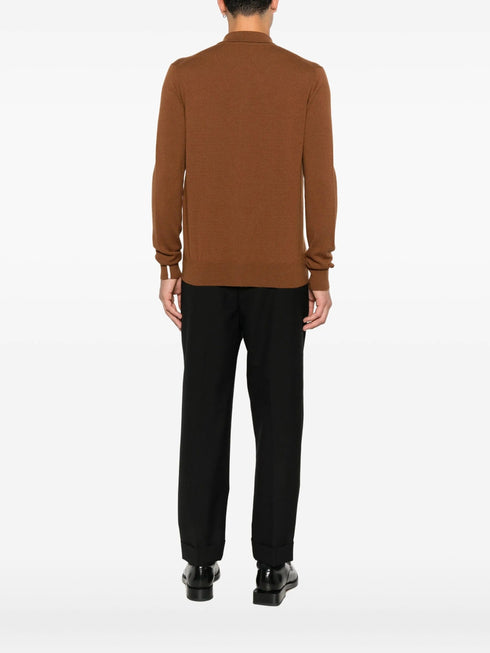 ALPHA STUDIO BUTTONED KNIT SHIRT
