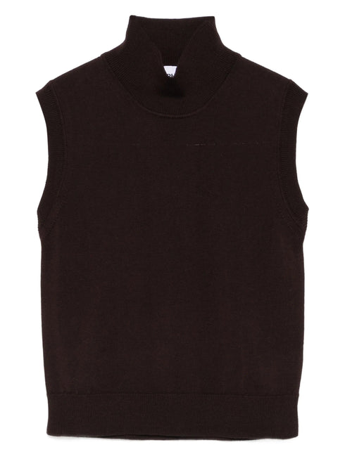 ALPHA STUDIO HIGH NECK TOP
