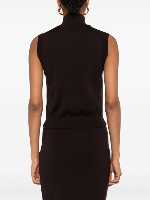 ALPHA STUDIO HIGH NECK TOP