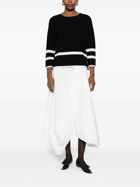 ALPHA STUDIO STRIPED SWEATER