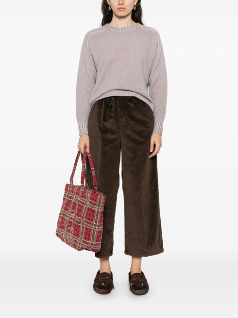 WHITE SAND 88 WIDE LEG TROUSERS