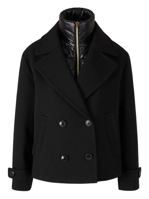 HERNO LAYERED PEACOAT