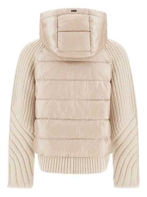 HERNO HOODED CARDIGAN