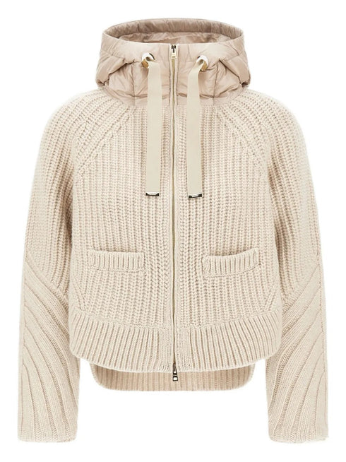 HERNO HOODED CARDIGAN