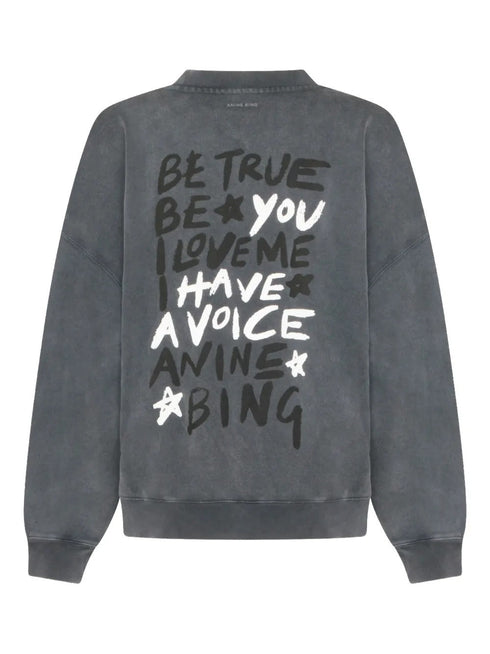 ANINE BING MILES SWEATSHIRT EMPOWERMENT