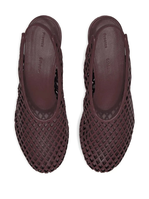 PROENZA SCHOULER TEE PERFORATED SLINGBACK PUMPS