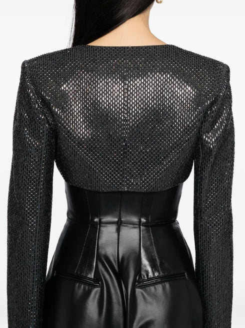 ROLAND MOURET DIAMANTE CREPE BOLERO