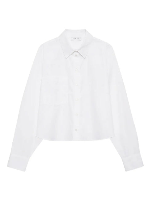 ANINE BING ESSIE CROPPED SHIRT