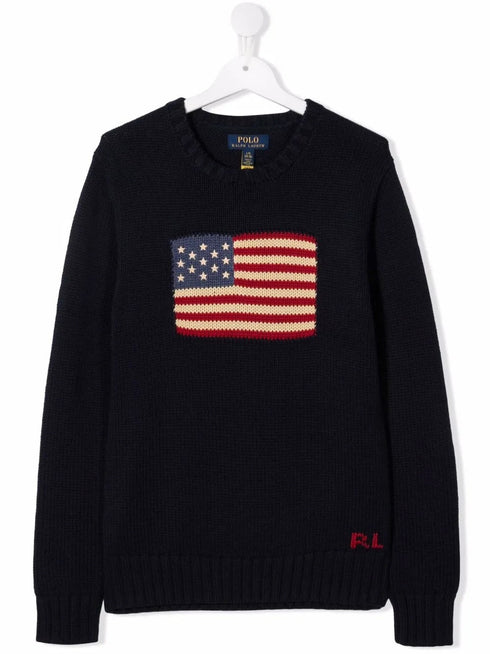 POLO RALPH LAUREN FLAG SWEATER