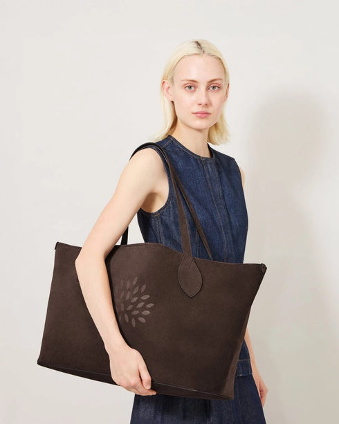 MULBERRY OVERSIZED SUEDE TREE TOTE