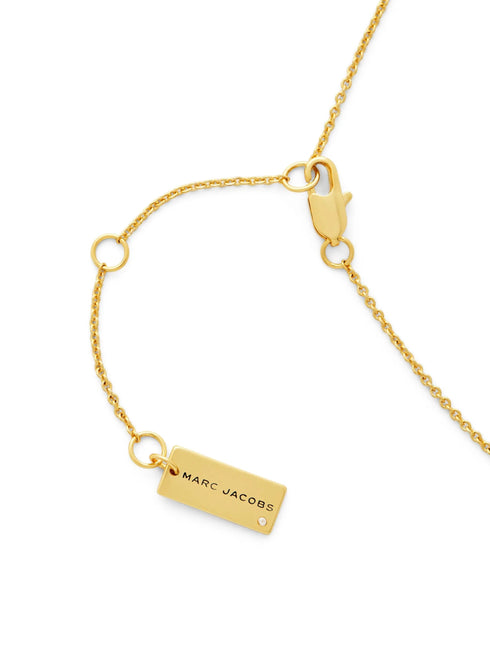 MARC JACOBS BUTTON PENDANT NECKLACE