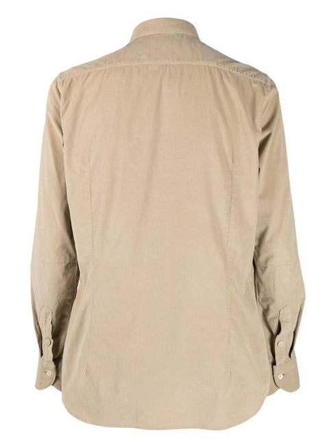 TINTORIA MATTEI 954 MICROSUEDE SHIRT