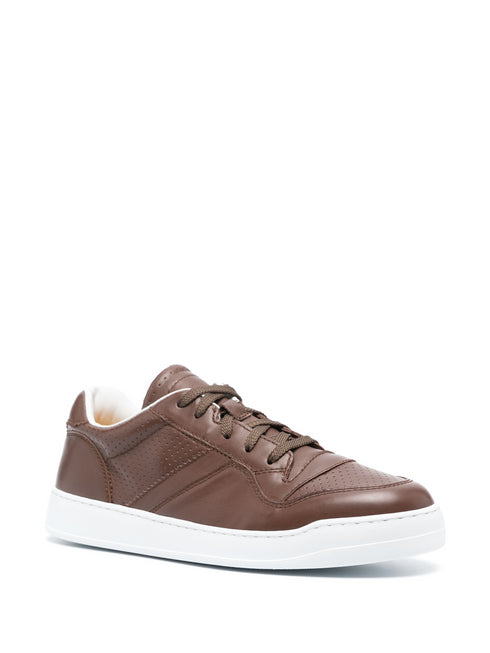 DOUCAL'S LEATHER SNEAKERS