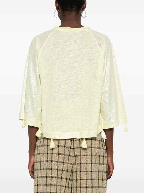 MAX & MOI TASSEL TOP