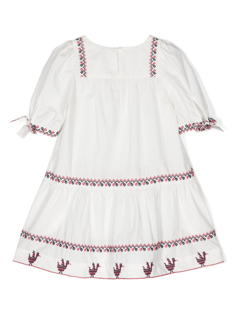 SEA EMBROIDERY DRESS