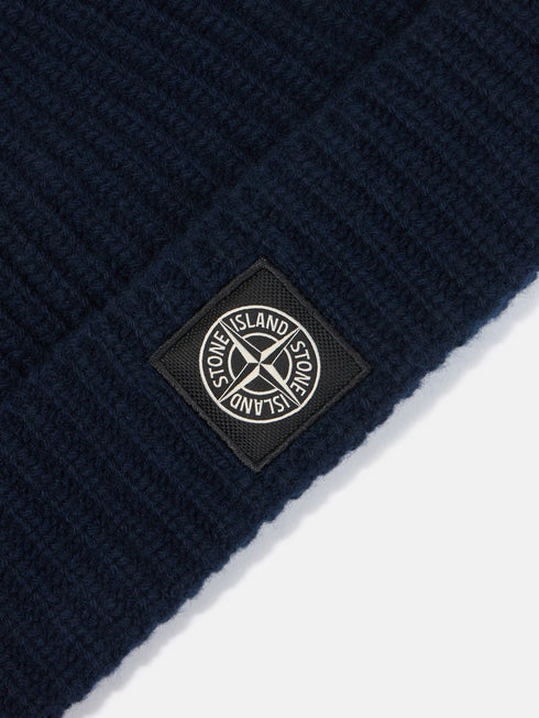 STONE ISLAND LOGO BEANIE