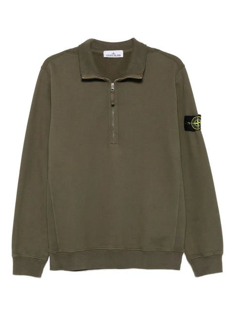 STONE ISLAND ZIP SWEATSHIRT