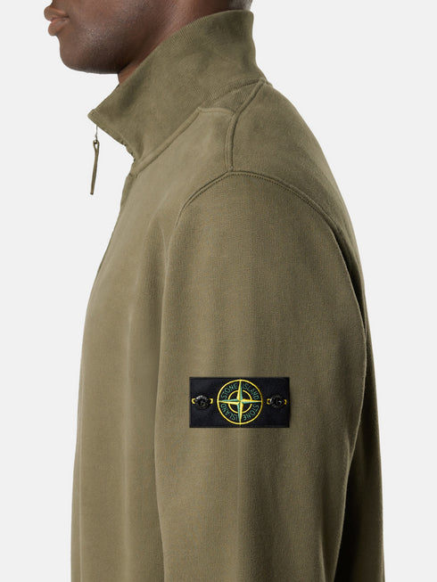 STONE ISLAND ZIP SWEATSHIRT