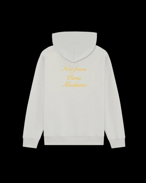 DRÔLE DE MONSIEUR LE HOODIE SLOGAN CALLIGRAPHY