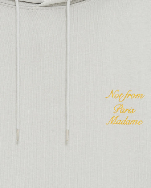 DRÔLE DE MONSIEUR LE HOODIE SLOGAN CALLIGRAPHY