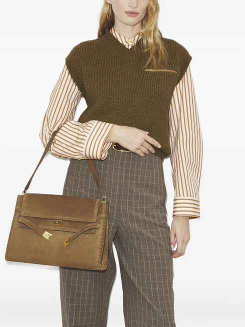 TORY BURCH LEE RADZIWILL SUEDE LARGE SHOU