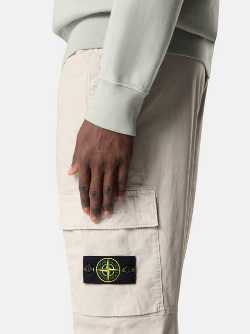 STONE ISLAND STRETCH TWILL PANTS