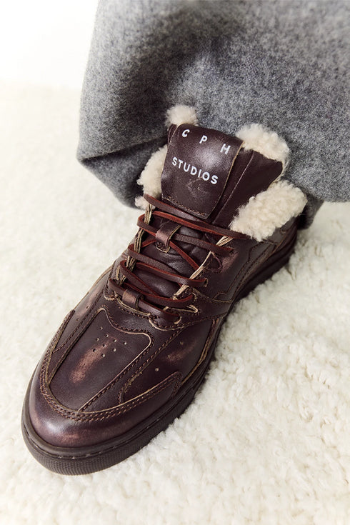 COPENHAGEN STUDIOS VINTAGE LEATHER TEDDY