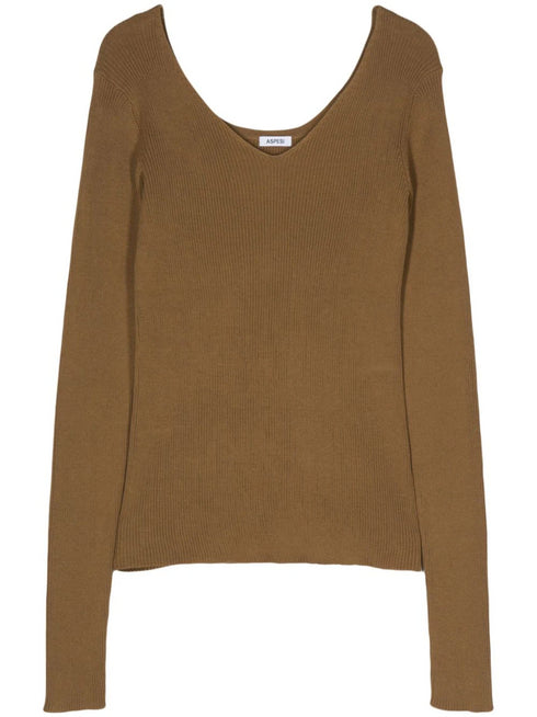 ASPESI V-NECK JUMPER