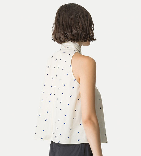 FORTE FORTE GLITTER TAFFETAS TOP