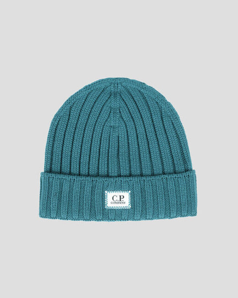 C.P. COMPANY LOGO BEANIE