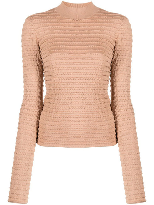 FRAME SMOCKED SWEATER