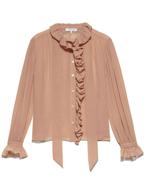 FRAME RUFFLED SHIRT