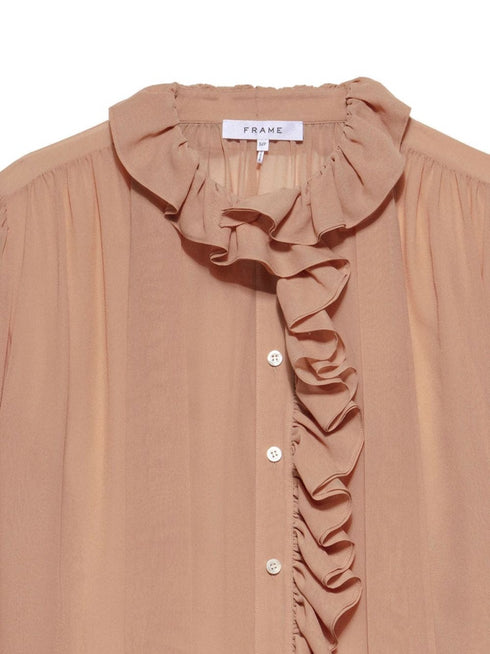 FRAME RUFFLED SHIRT