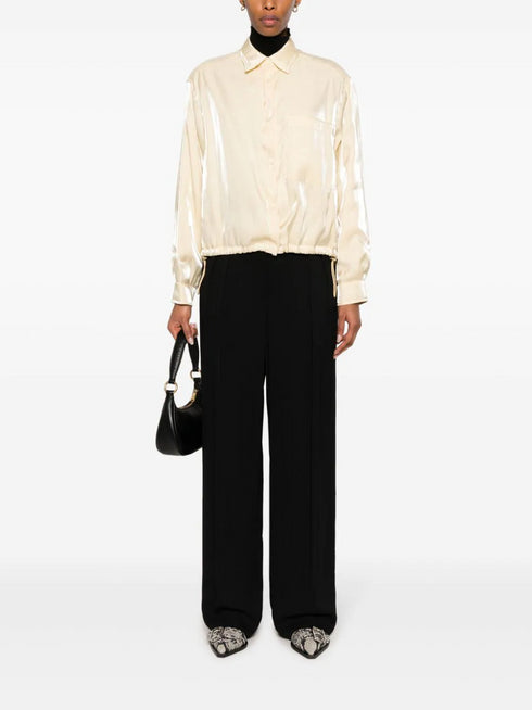 FORTE FORTE SHINING NYLON SHIRT