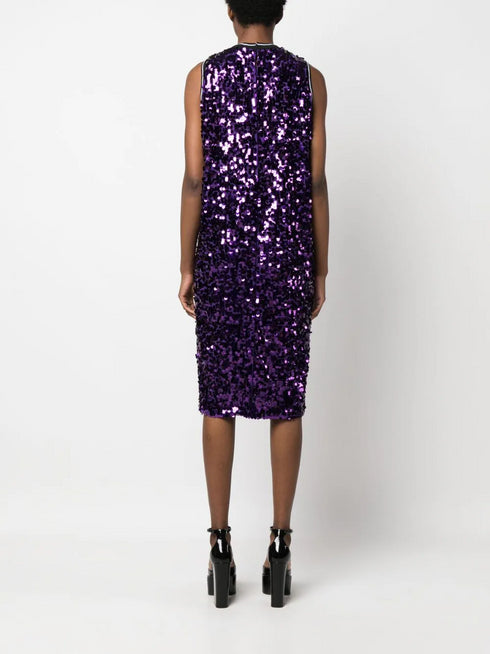 PLAN C SEQUIN DRESS