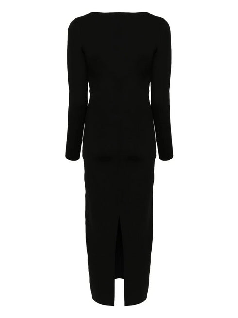 ROLAND MOURET KNIT MIDI DRESS