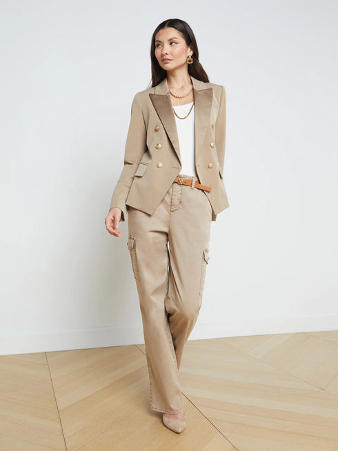 L'AGENCE KENZIE CONT LAPEL BLAZER