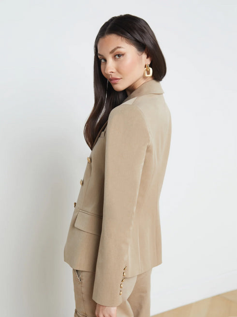 L'AGENCE KENZIE CONT LAPEL BLAZER