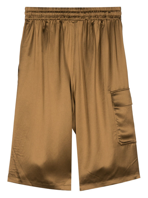 YVES SALOMON SATIN SHORTS