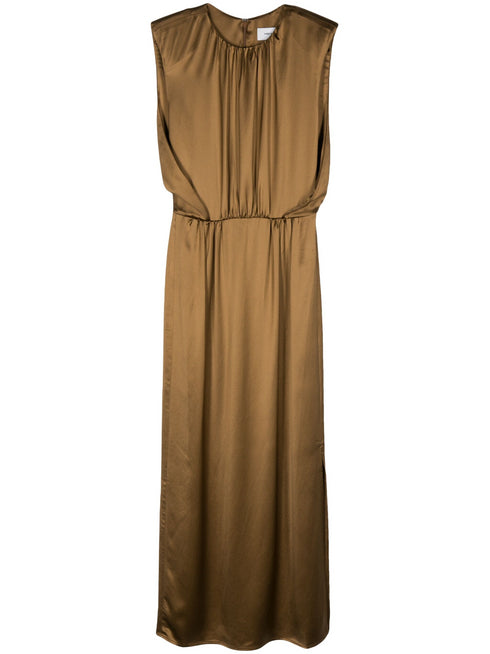 YVES SALOMON SATIN DRESS